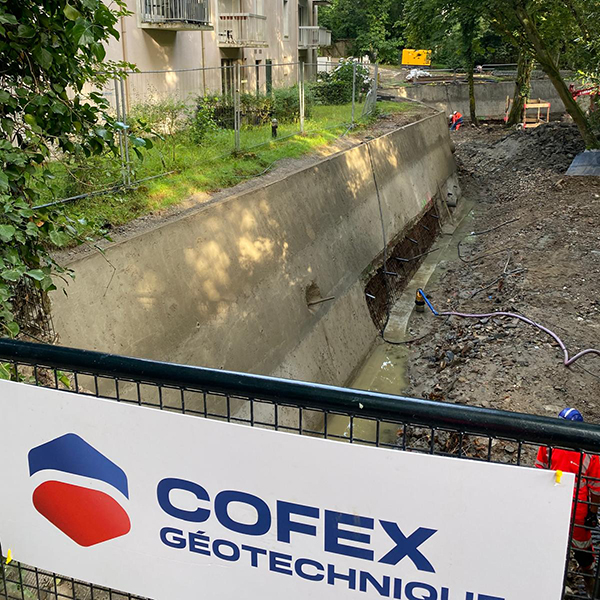 Chantier Cofex Géotechnique Nantes